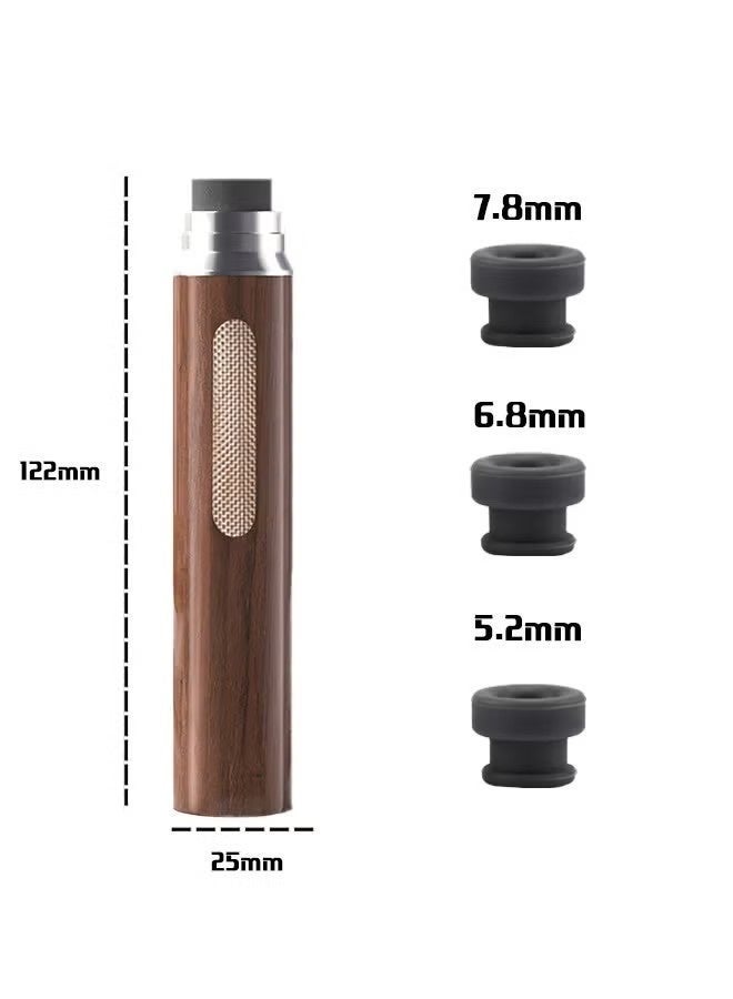 Handheld Portable Metal Ashtray, Windproof Ashtray Fireproof Holder Detachable Ashtray for Indoor Outdoor or in the Car - Image 2