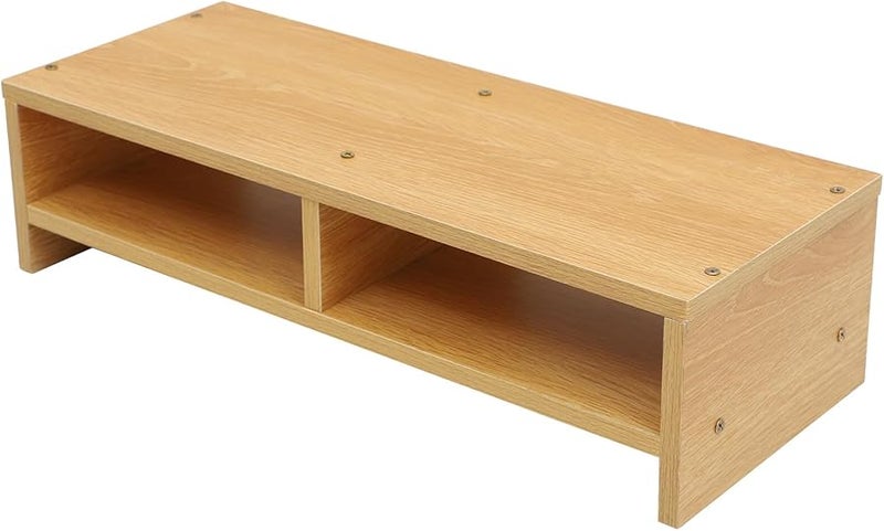 Monitor Stand Riser with Storage Shelf Multi Functional Desktop Organizer for Home Office - Image 1