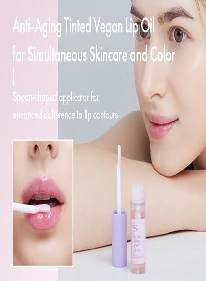 leegeehaam Dr.Ceuracle Vegan Active Berry Lip Oil - Moisturizing Lip Gloss for Dry, Chapped Lips, Long-Lasting Glow, Korean Skincare for Stocking Stuffers (4.5ml / 0.15 fl. oz. - Image 3