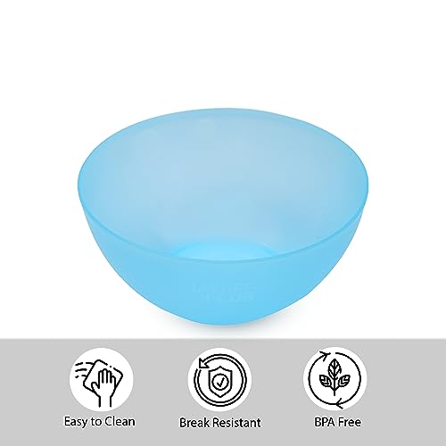 Jaypee Plus Virgin Plastic Mixing Bowl | Lightweight, Strong & Durable Bowls | Ideal for Serving, Storing & Stacking Set of 4 -(2800+2000+1200+800) ml (Multicolor) - Image 5