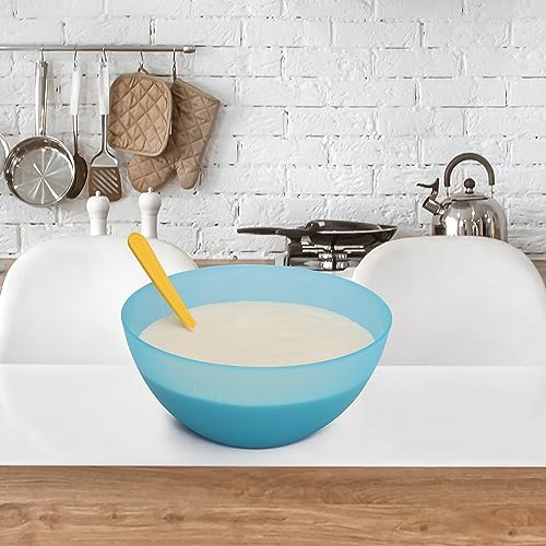 Jaypee Plus Virgin Plastic Mixing Bowl | Lightweight, Strong & Durable Bowls | Ideal for Serving, Storing & Stacking Set of 4 -(2800+2000+1200+800) ml (Multicolor) - Image 2