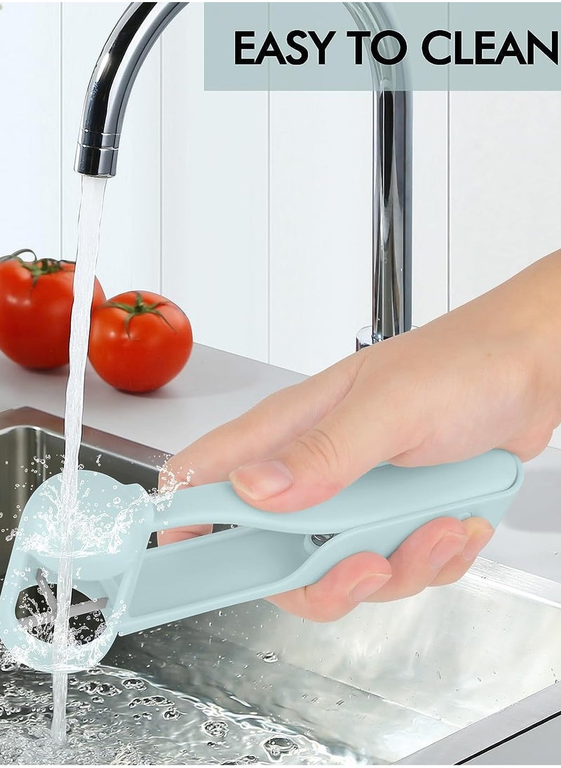 جويز Grape Cherry Tomato Strawberry Cutter Quarter Slicer Tool for Cake Decoration, Stainless Steel Kitchen Fruit Slicer  - Image 5