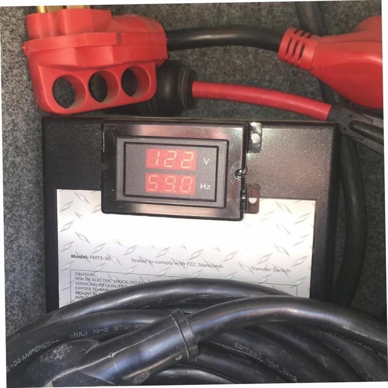Dual Color LED Digital Voltmeter Ammeter For Car Electric Vehicle Reverse Protection - Image 5