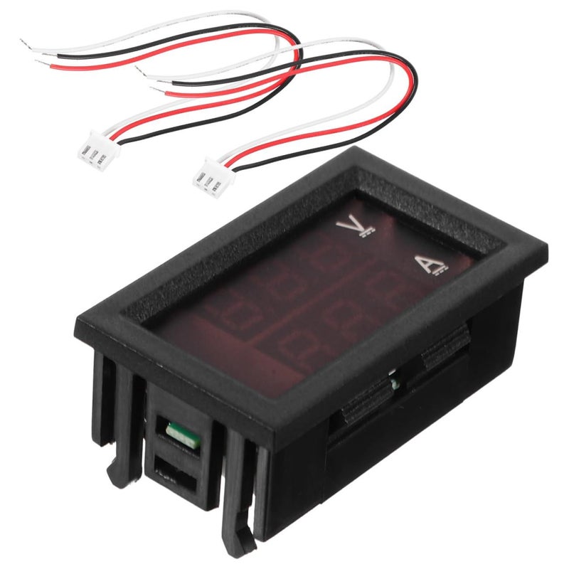 Dual Color LED Digital Voltmeter Ammeter For Car Electric Vehicle Reverse Protection - Image 2