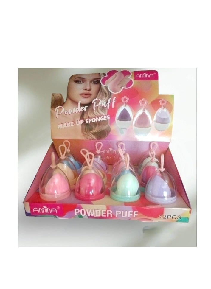 Anina Set Beauty Blender Makeup Sponges Soft Sponge - For Women - 12 Pieces  - Image 1