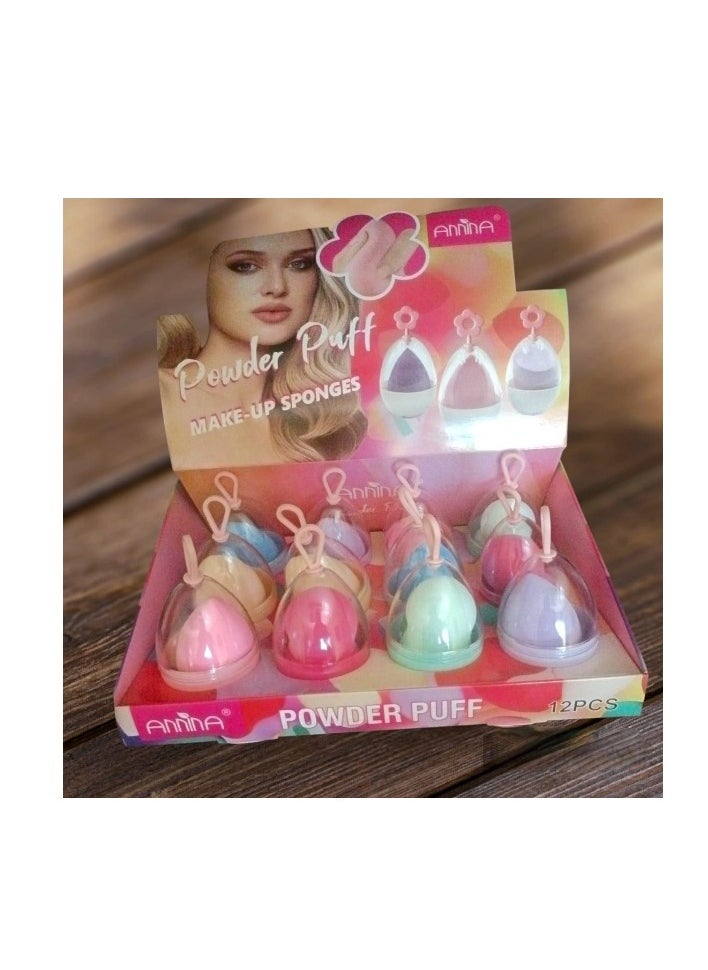 Anina Set Beauty Blender Makeup Sponges Soft Sponge - For Women - 12 Pieces  - Image 2