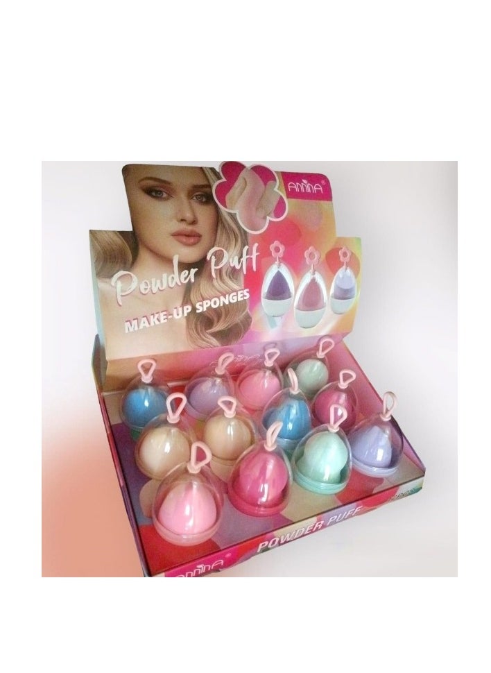 Anina Set Beauty Blender Makeup Sponges Soft Sponge - For Women - 12 Pieces  - Image 3