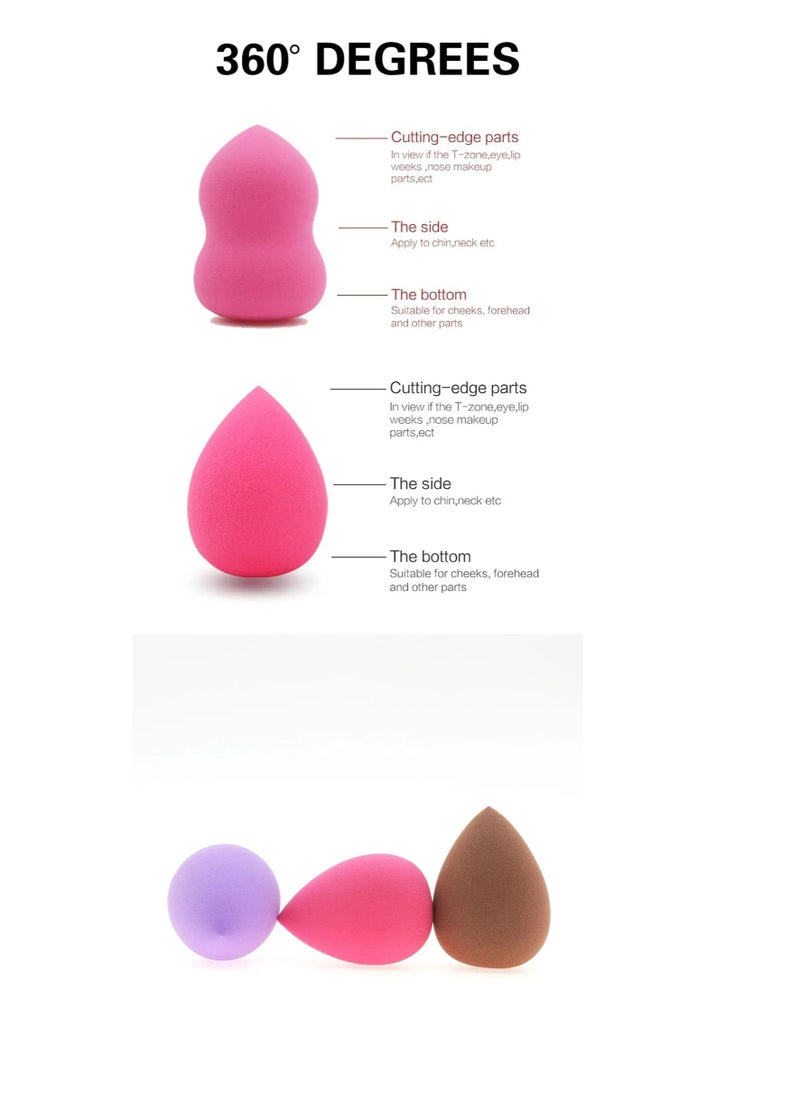 Anina Set Beauty Blender Makeup Sponges Soft Sponge - For Women - 12 Pieces  - Image 5