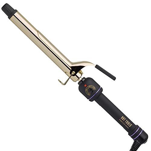 Hot Tools Pro Artist 24K Gold Extra Long Curling Iron | Long Lasting, Defined Curls (1 in) - Image 1