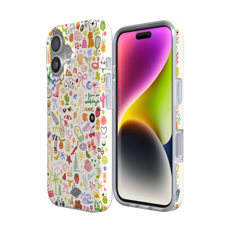Casely iPhone 17 Case | All The Fun Things | Fun on Weekdays | Compatible with MagSafe | Classic Ultra Slim Design - Image 3
