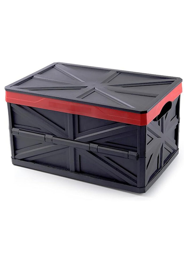 EMZJ Car Trunk Storage Box Foldable Truck Multi-Purpose Organizer Car Accessory Interior Vehicle Supplies Household Small XQ-032A - Image 1