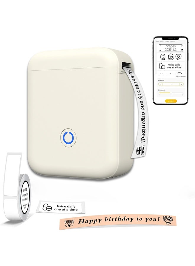 مطابع ملصقات بلوتوث – مطابع حرارية محمولة – آلة إعداد ملصقات متعددة الوظائف لمنازل/مكاتب/مدارس - Image 1