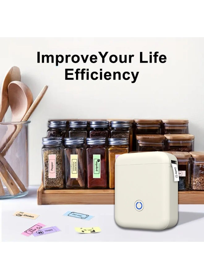 مطابع ملصقات بلوتوث – مطابع حرارية محمولة – آلة إعداد ملصقات متعددة الوظائف لمنازل/مكاتب/مدارس - Image 3