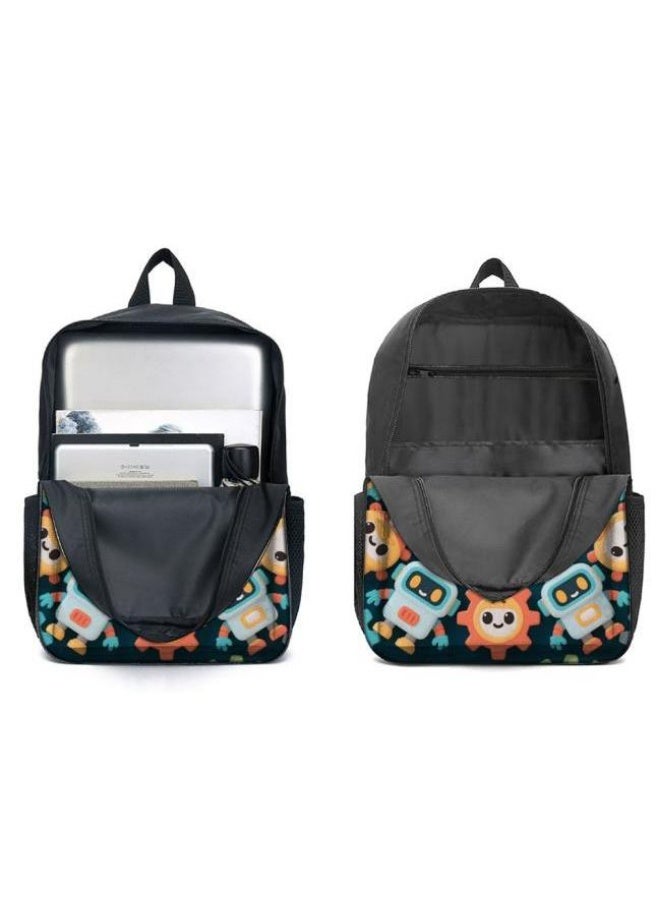 Bright Li Fire Three-piece set of cartoon bags, easily cope with various occasions (students, children, friends' outings, mountain climbing, schooling, etc.) | Backpack + hand-held + stationery bag | School season/holiday gifts - 81 - Image 4