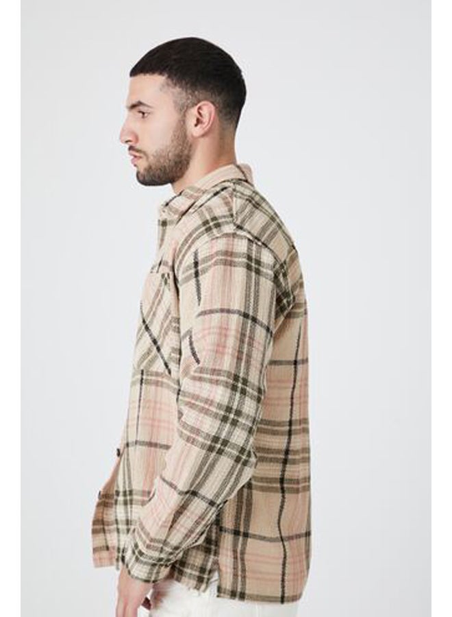 FOREVER 21 Textured Plaid Shirt  - Image 2