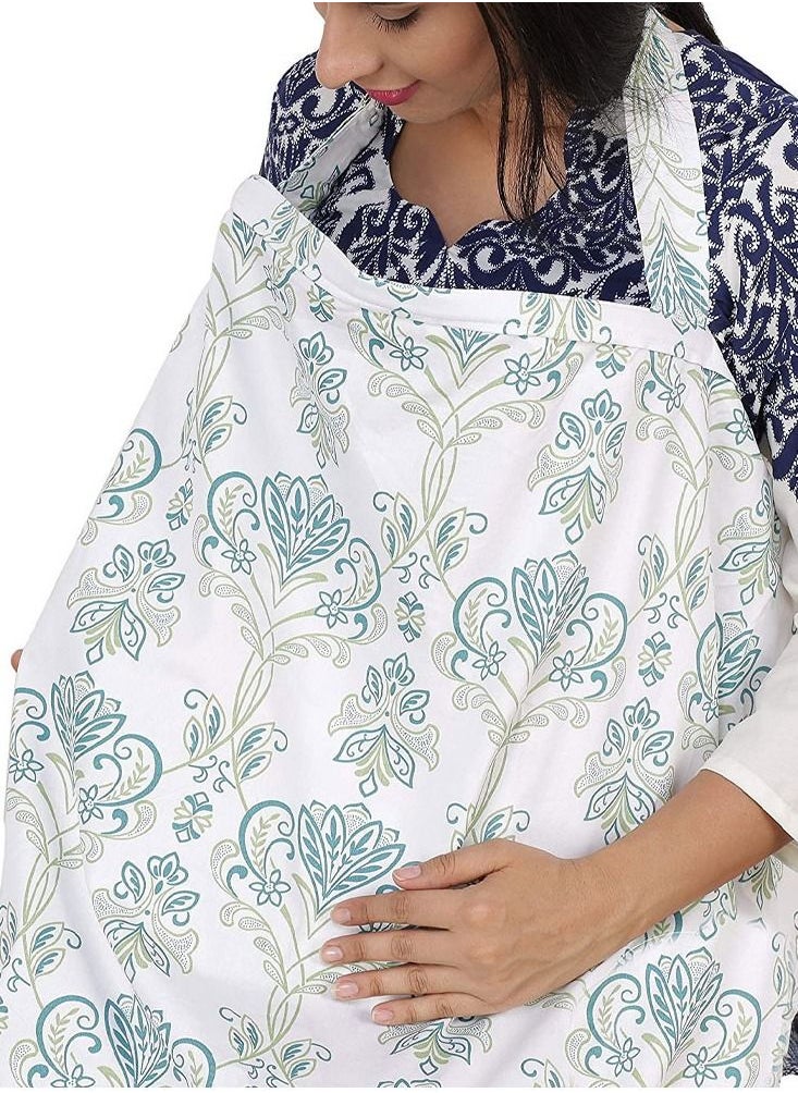 Nursing Cover Breastfeeding Privacy Feeding Cover Maternity Cotton Apron Adjustable Full Coverage Shawl Cloth - pzsku/Z4845EEC6F036FAF54CAAZ/45/_/1664712105/4b242f33-fbd1-4290-97fe-bd3c2d19b770