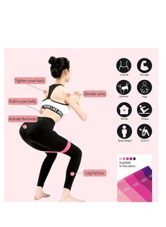 TYCOM Resistance Loop Bands- Resistance Exercise Bands Set Workout Bands Pilates Flexbands for Home Fitness, Stretching,Strength Training, Physical Therapy, Yoga, Natural Latex, Set of 5, Carry Bag Include.  - Image 3