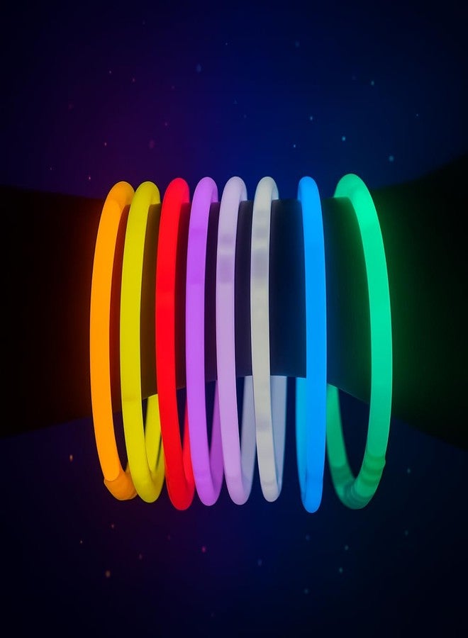 Tresneria Glow Sticks 100 Pack - Multicolor Neon Party Favors for Kids & Adults, DJ Night, Camping, Wedding & Events - Image 3