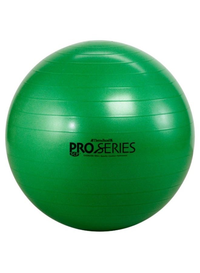 TheraBand Exercise Stability Ball with 65cm Diameter, Green - Image 1