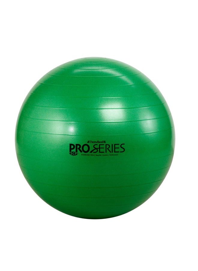 TheraBand Exercise Stability Ball with 65cm Diameter, Green - Image 4