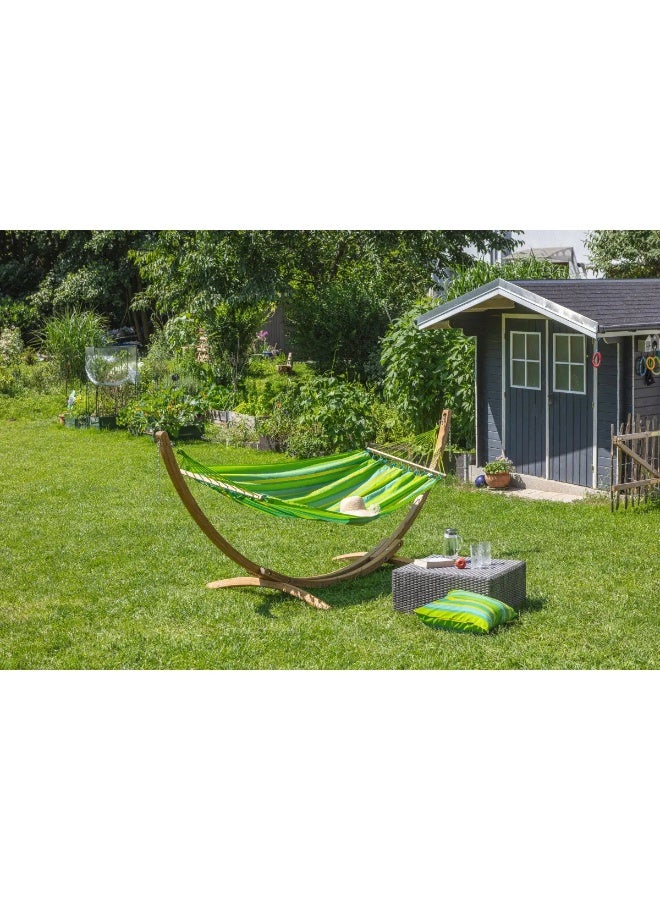 LA SIESTA Amante Outdoor Pillow Cover 50x50 cm – Weatherproof, Quick-Drying, UV-Resistant Cushion Case for Hammocks, Patio & Garden with Zipper Stylish & Durable Design (Lime) - Image 3