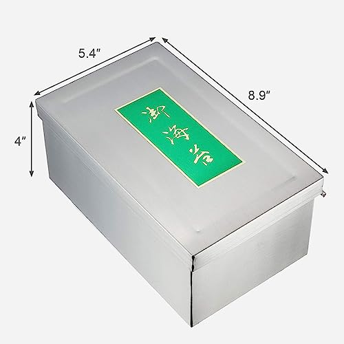 TIKUSAN Japanese Seaweed Container Sushi Nori Can Made in Japan Stainless Steel (Hinge) - Image 4