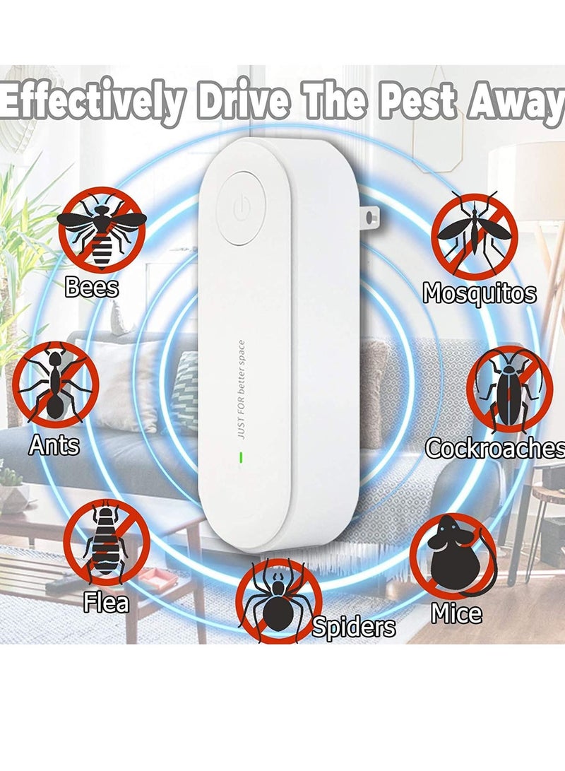 SYOSI Ultrasonic Pest Repeller, Plug-in Indoor Rodent Repeller Plug-in Multifunctional Negative Ion Air Purifier Odor Deodorizer Suitable for Home, Office, Warehouse, Hotel Pest Control (4 Pieces) - Image 4