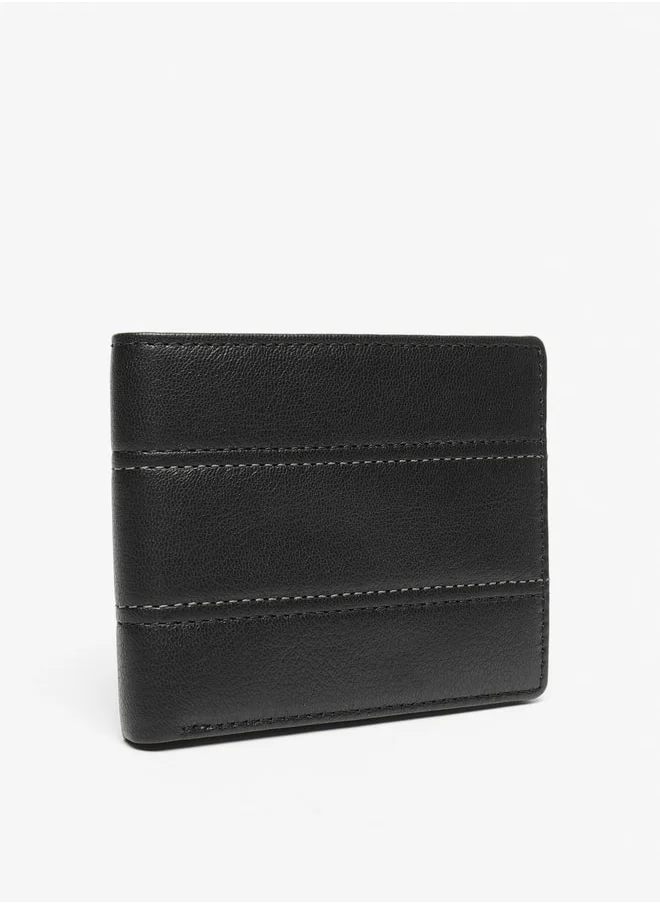 ال بي ال من شو اكسبرس Men's Solid Bi-Fold Cardholder