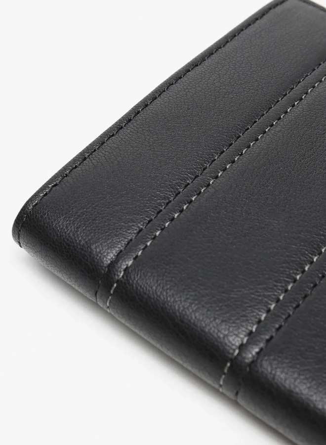 ال بي ال من شو اكسبرس Men's Solid Bi-Fold Cardholder