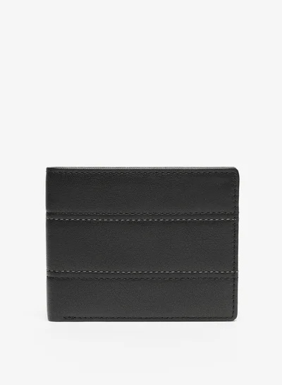 ال بي ال من شو اكسبرس Men's Solid Bi-Fold Cardholder