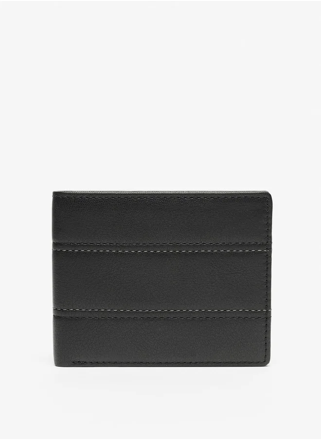 ال بي ال من شو اكسبرس Men's Solid Bi-Fold Cardholder