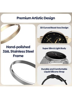 Zeblaze Zeblaze GTR 3 Pro AMOLED Display Make/Answer Phone Calls Smart Watch 316L Stainless Steel Fitness Smartwatch For Men Women  - Image 3