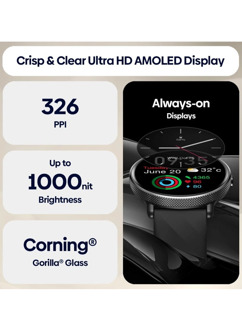 Zeblaze Zeblaze GTR 3 Pro AMOLED Display Make/Answer Phone Calls Smart Watch 316L Stainless Steel Fitness Smartwatch For Men Women  - Image 4
