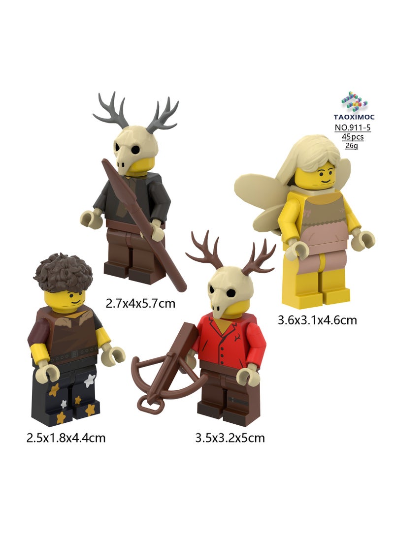 عام مكعبات 99 ليلة في الغابة - مجموعة مكعبات شخصيات الألعاب، 890-904 نموذج للكبار (15-35 سنة)، مادة ABS - Image 1