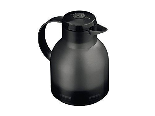 Emsa Samba, Quick Press, Vacuum Insulated Thermal Carafe, 34 oz, Translucent Black - Image 4