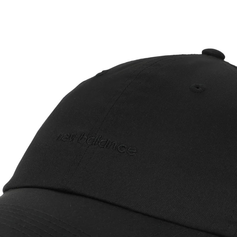 New Balance Black Women's 6 Panel Linear Logo Hat for Women | Best Price UAE