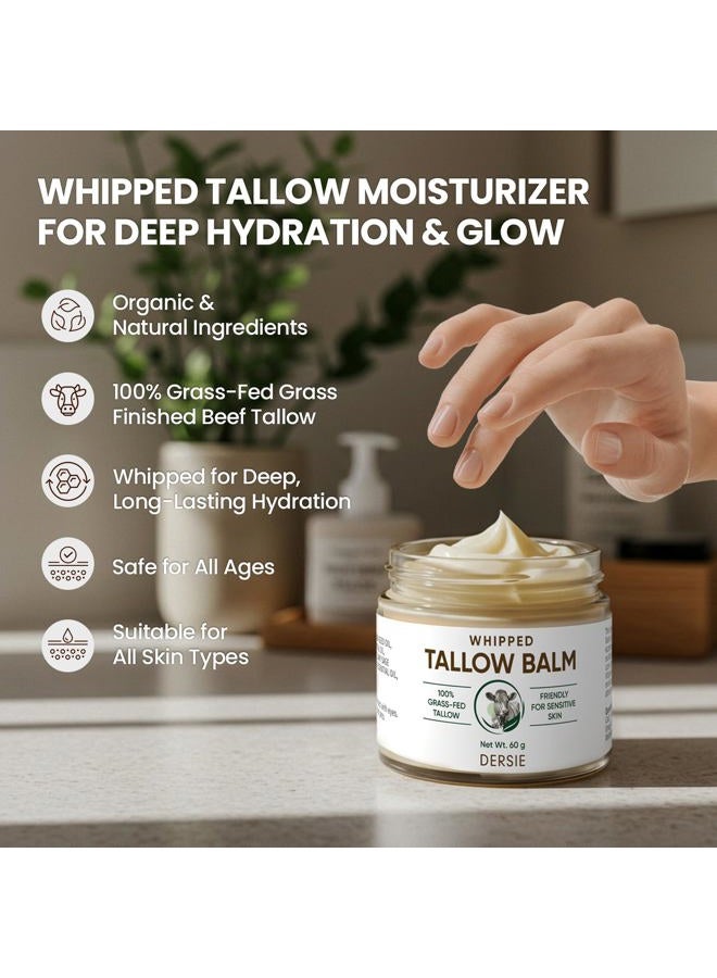Dersie Cream with Magnesium and Tallow (2.12 Ounce (Pack of 1), Soft Blossom (Face Moisturizer), Tallow Cream) - Image 5