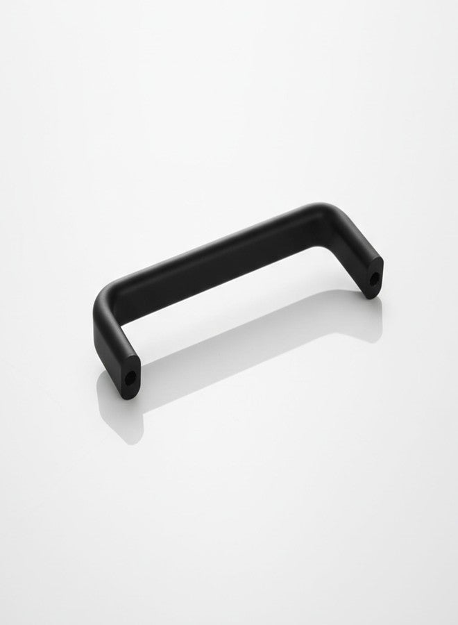 Atlantic Stainless Steel Capsule D Drawer, Cabinet Handles, Matte Black, 4 Inch - Set of 6, Black Finish Pull Handles - Image 2