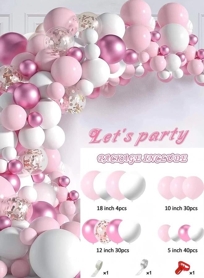 107PCS Balloon Latex Decorative Balloon Arch Garland Set Perfect For Graduation Baby Shower Wedding Birthday Bachelorette Party Multicolor Balloons For Party Decoration, Birthday, Wedding, Party Supplies  - Image 1