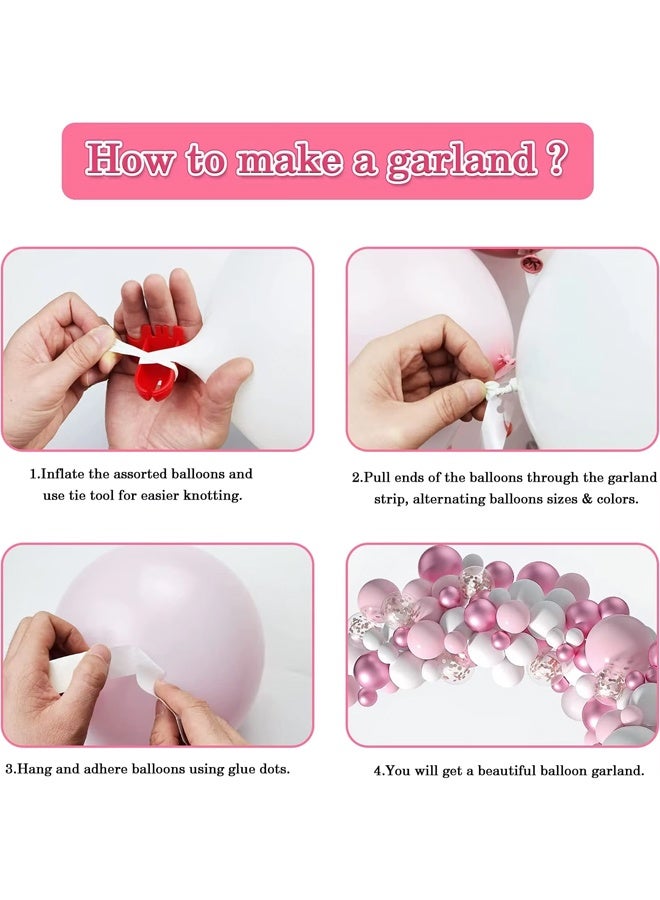 107PCS Balloon Latex Decorative Balloon Arch Garland Set Perfect For Graduation Baby Shower Wedding Birthday Bachelorette Party Multicolor Balloons For Party Decoration, Birthday, Wedding, Party Supplies  - Image 4