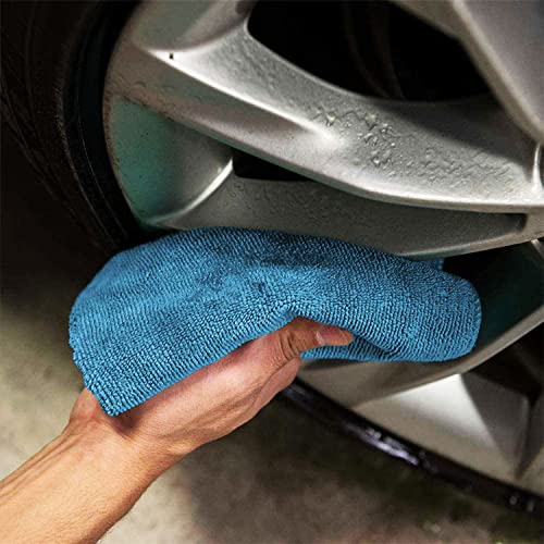 Sassoon Highly Absorbent Microfiber Cleaning Cloth in 450 GSM (6 Pcs, Crimson) 40X40 cms- Thick Lint & Streak-Free Multipurpose Cloths-Automotive Microfiber Towels for Car Bike Cleaning - Image 3