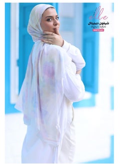 ELLE Luxury Chiffon Islamic Hijab Scarf Shawl for Women Occasions and Casual Days - Size (200cm x 75cm) 