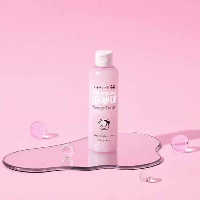 Kwailnara WELCOS Kwailnara Moisturizing Ceramide Toner | Long Lasting Hydrating, Soothing, Nourishing w/Milk Extract, Shea Butter, Royal Jelly | Korean Skin Care | 200ml / 6.76 Fl. oz - Image 3