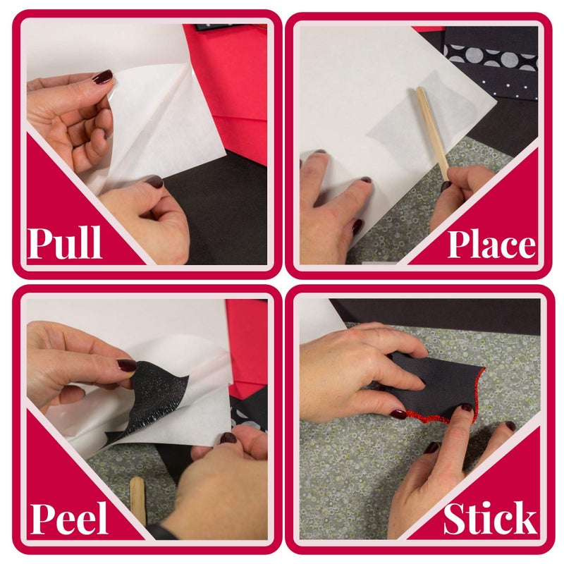 Grafix Artist-Tac Dry Transfer Adhesive Dots - 11"x17" Sheet of Permanent Micro Adhesive Dots are A Quick, Mess-Free Mounting Option for Arts,Papercrafts,School Projects,Stationary,Pack of 25 Sheets - Image 3