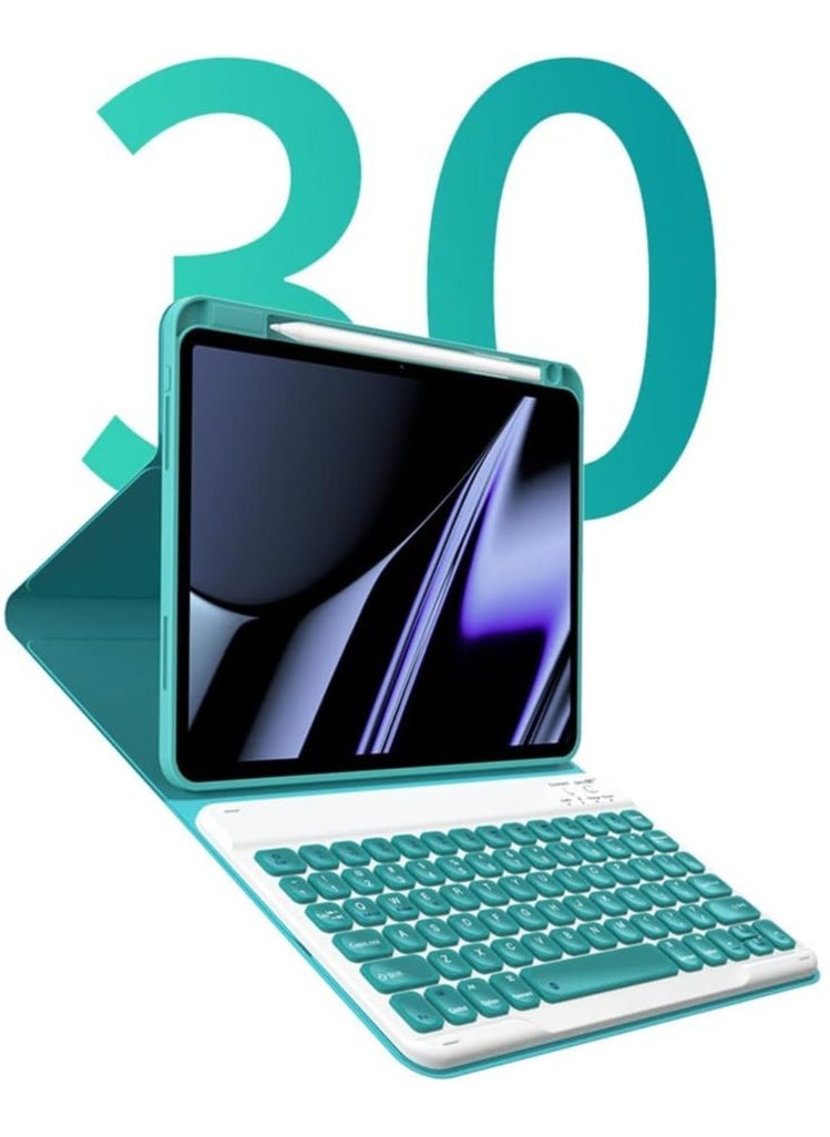 JAJEEK iPad 9.7-inch Keyboard Case for iPad Air 2 (2014), iPad 5th & 6th Generation (2017/2018) – Smart Folio Cover with Magnetic Detachable Wireless Keyboard & Pencil Holder, Black - Image 5