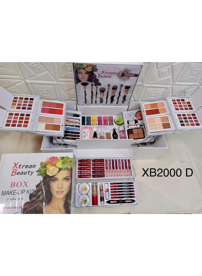 إكستريم بيوتي طقم مكياج متكامل متعددالالوان سهل الاستخدام