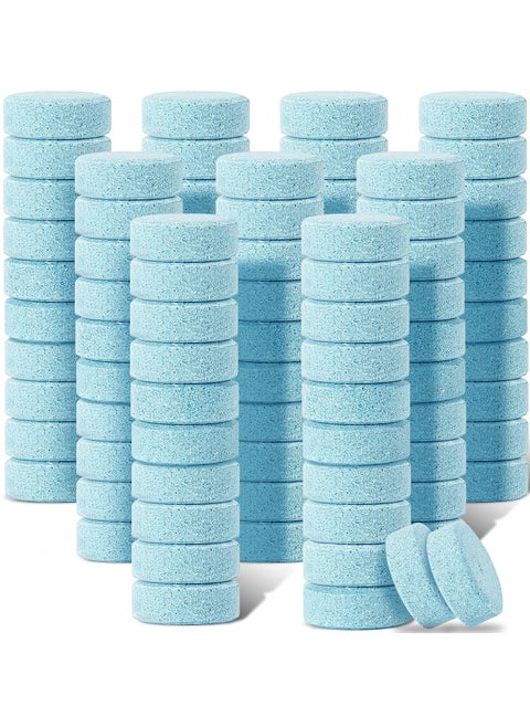 50 Pieces Car Windshield Glass Concentrated Washer Tablets Solid Car Effervescent Tablets Glass Solid Wiper Cleaning Tablets for Car Kitchen Window