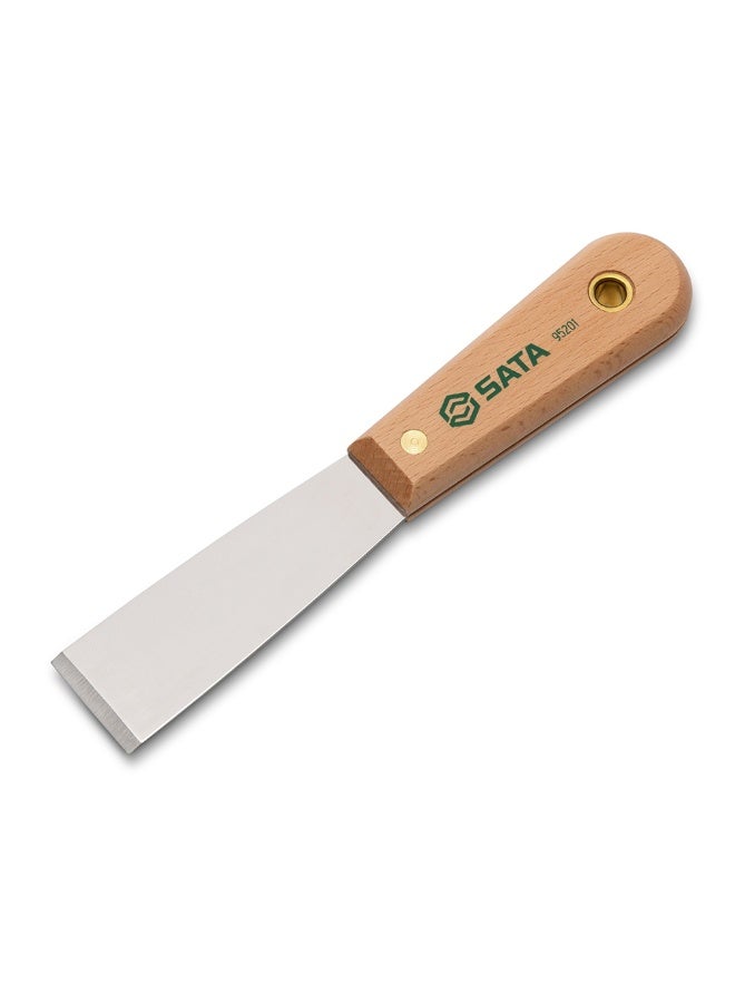 SATA ST95201ST Wood Handle Putty Scraper - Image 1