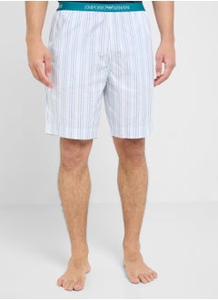 EMPORIO ARMANI Crew Neck T-Shirt & Logo Band Shorts  - Image 4