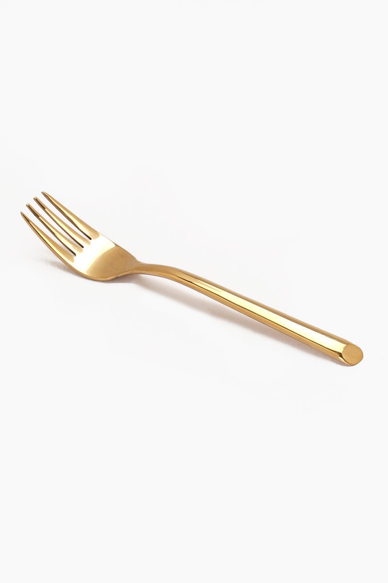 Carina 6 Piece Small Fork Set - Gold - Image 1